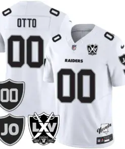 Honor Jim Otto Las Vegas Raiders Nike Vapor Limited Stitched Jersey - Black - Image 42