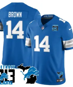 Aidan Hutchinson Detroit Lions Nike 313 King of the North Stitched Jersey - Black - Image 18