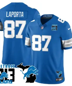 Aidan Hutchinson Detroit Lions Nike 313 King of the North Stitched Jersey - Black - Image 22