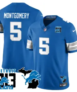 Aidan Hutchinson Detroit Lions Nike 313 King of the North Stitched Jersey - Black - Image 23