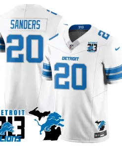 Aidan Hutchinson Detroit Lions Nike 313 King of the North Stitched Jersey - Black - Image 40