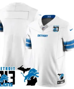 Aidan Hutchinson Detroit Lions Nike 313 King of the North Stitched Jersey - Black - Image 41