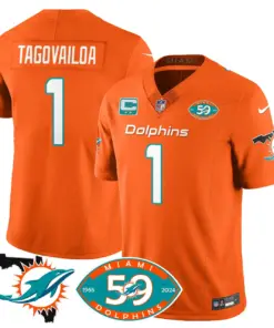 Miami Dolphins Nike 1965 Stitched Jersey - The Dophins Jersey All Stitched - Aqua - Image 20