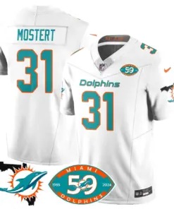 Miami Dolphins Nike 1965 Stitched Jersey - The Dophins Jersey All Stitched - Aqua - Image 33