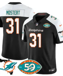 Miami Dolphins Nike 1965 Stitched Jersey - The Dophins Jersey All Stitched - Aqua - Image 40