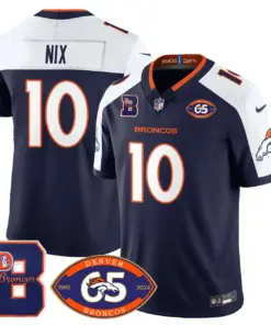 Denver Broncos Nike 1959 Stitched Jersey - The Broncos Jersey All Stitched - Navy
