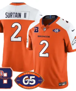 Denver Broncos Nike 1959 Stitched Jersey - The Broncos Jersey All Stitched - Navy - Image 25