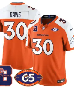 Denver Broncos Nike 1959 Stitched Jersey - The Broncos Jersey All Stitched - Navy - Image 24