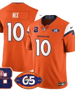 Denver Broncos Nike 1959 Stitched Jersey - The Broncos Jersey All Stitched - Navy - Image 29