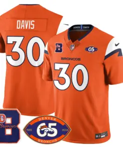 Denver Broncos Nike 1959 Stitched Jersey - The Broncos Jersey All Stitched - Navy - Image 28