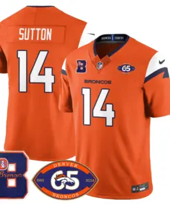 Denver Broncos Nike 1959 Stitched Jersey - The Broncos Jersey All Stitched - Navy - Image 32