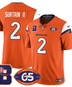 Denver Broncos Nike 1959 Stitched Jersey - The Broncos Jersey All Stitched - Navy - Image 31