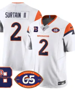 Denver Broncos Nike 1959 Stitched Jersey - The Broncos Jersey All Stitched - Navy - Image 36