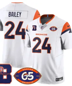 Denver Broncos Nike 1959 Stitched Jersey - The Broncos Jersey All Stitched - Navy - Image 35