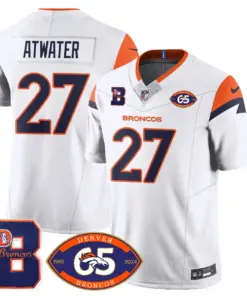 Denver Broncos Nike 1959 Stitched Jersey - The Broncos Jersey All Stitched - Navy - Image 34