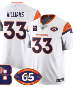 Denver Broncos Nike 1959 Stitched Jersey - The Broncos Jersey All Stitched - Navy - Image 37