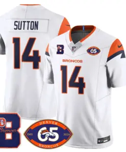 Denver Broncos Nike 1959 Stitched Jersey - The Broncos Jersey All Stitched - Navy - Image 41
