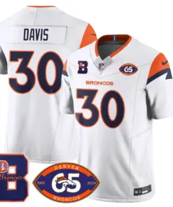 Denver Broncos Nike 1959 Stitched Jersey - The Broncos Jersey All Stitched - Navy - Image 38