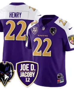Baltimore Ravens Nike 2024 Rising Vapor Limited Stitched Jersey - Purple - Image 4