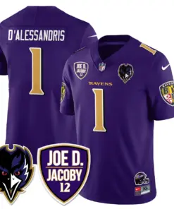 Baltimore Ravens Nike 2024 Rising Vapor Limited Stitched Jersey - Purple - Image 10