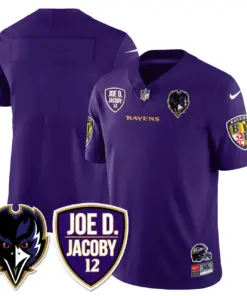 Baltimore Ravens Nike 2024 Rising Vapor Limited Stitched Jersey - Purple - Image 14