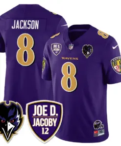 Baltimore Ravens Nike 2024 Rising Vapor Limited Stitched Jersey - Purple - Image 13