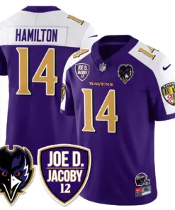 Baltimore Ravens Nike 2024 Rising Vapor Limited Stitched Jersey - Purple - Image 19