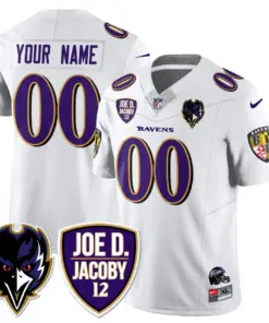 Baltimore Ravens Nike 2024 Rising Vapor Custom Limited Stitched Jersey - Black - Image 5