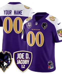 Baltimore Ravens Nike 2024 Rising Vapor Custom Limited Stitched Jersey - Black - Image 3