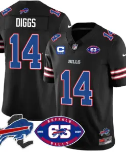Buffalo Bills Nike 1959 Stitched Jersey - The Bills Jersey All Stitched - Black - Image 7