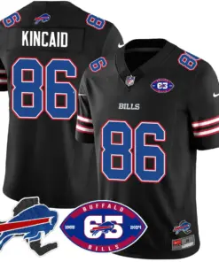Buffalo Bills Nike 1959 Stitched Jersey - The Bills Jersey All Stitched - Black - Image 17
