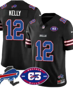 Buffalo Bills Nike 1959 Stitched Jersey - The Bills Jersey All Stitched - Black - Image 16