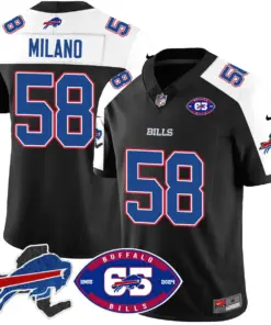 Buffalo Bills Nike 1959 Stitched Jersey - The Bills Jersey All Stitched - Black - Image 13