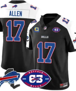 Buffalo Bills Nike 1959 Stitched Jersey - The Bills Jersey All Stitched - Black - Image 9