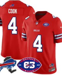 Buffalo Bills Nike 1959 Stitched Jersey - The Bills Jersey All Stitched - Black - Image 22