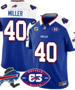 Buffalo Bills Nike 1959 Stitched Jersey - The Bills Jersey All Stitched - Black - Image 38