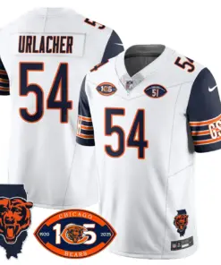 Chicago Bears Nike 1920 Stitched Jersey - The Bears Jersey All Stitched - White - Image 7