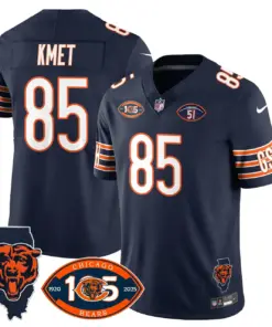 Chicago Bears Nike 1920 Stitched Jersey - The Bears Jersey All Stitched - White - Image 9