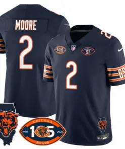 Chicago Bears Nike 1920 Stitched Jersey - The Bears Jersey All Stitched - White - Image 10