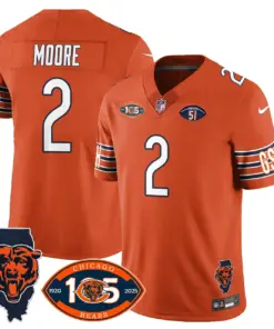 Chicago Bears Nike 1920 Stitched Jersey - The Bears Jersey All Stitched - White - Image 19