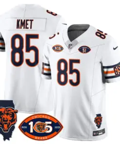Chicago Bears Nike 1920 Stitched Jersey - The Bears Jersey All Stitched - White - Image 24