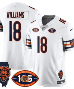 Chicago Bears Nike 1920 Stitched Jersey - The Bears Jersey All Stitched - White - Image 22