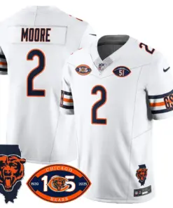 Chicago Bears Nike 1920 Stitched Jersey - The Bears Jersey All Stitched - White - Image 25