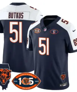 Chicago Bears Nike 1920 Stitched Jersey - The Bears Jersey All Stitched - White - Image 29