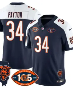 Chicago Bears Nike 1920 Stitched Jersey - The Bears Jersey All Stitched - White - Image 35