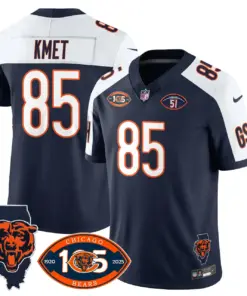 Chicago Bears Nike 1920 Stitched Jersey - The Bears Jersey All Stitched - White - Image 32