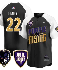 Baltimore Ravens Nike 2024 Rising Vapor Limited Stitched Jersey - Black - Image 6