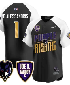 Baltimore Ravens Nike 2024 Rising Vapor Limited Stitched Jersey - Black - Image 3