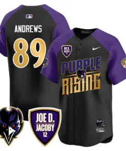 Baltimore Ravens Nike 2024 Rising Vapor Limited Stitched Jersey - Black - Image 11
