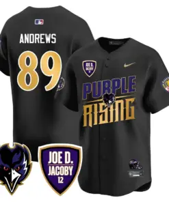 Baltimore Ravens Nike 2024 Rising Vapor Limited Stitched Jersey - Black - Image 41